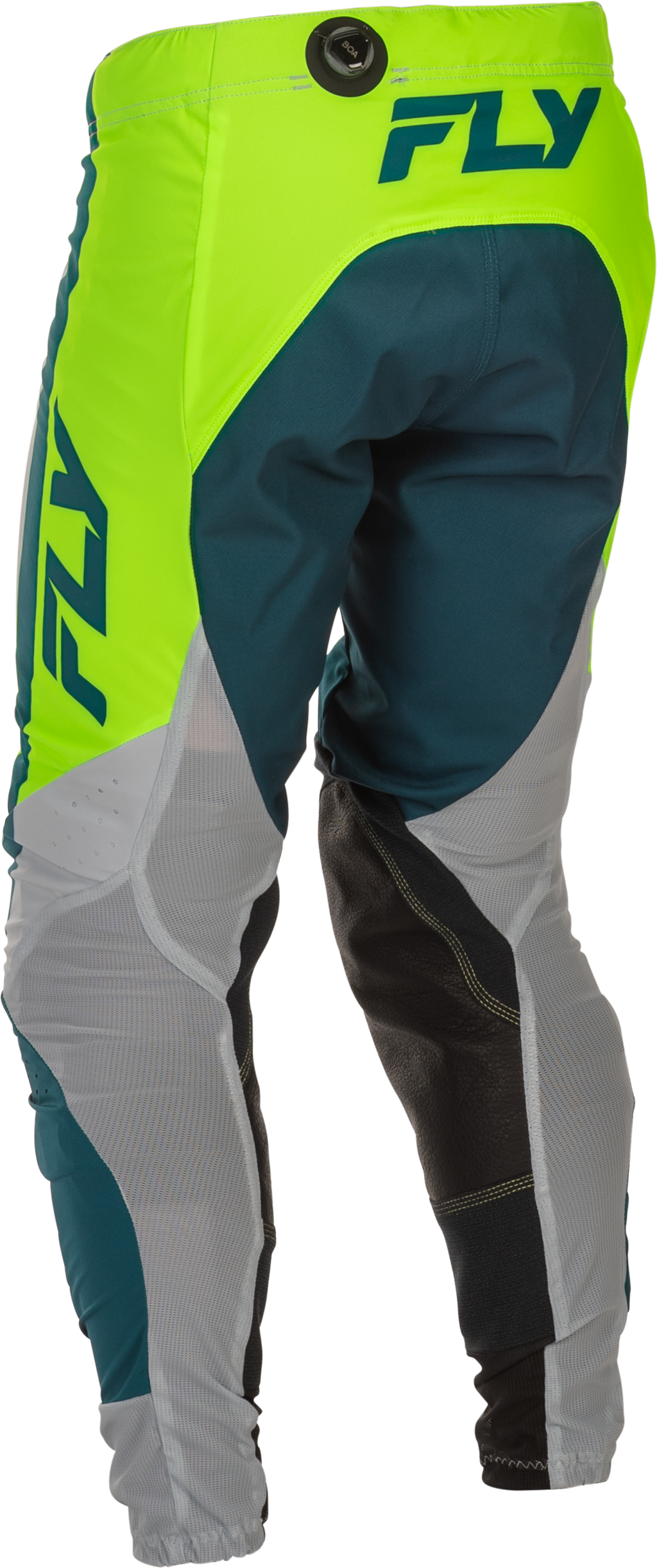 FLY Racing Lite Pants (2026) - Grey / Lime / Teal - View 8