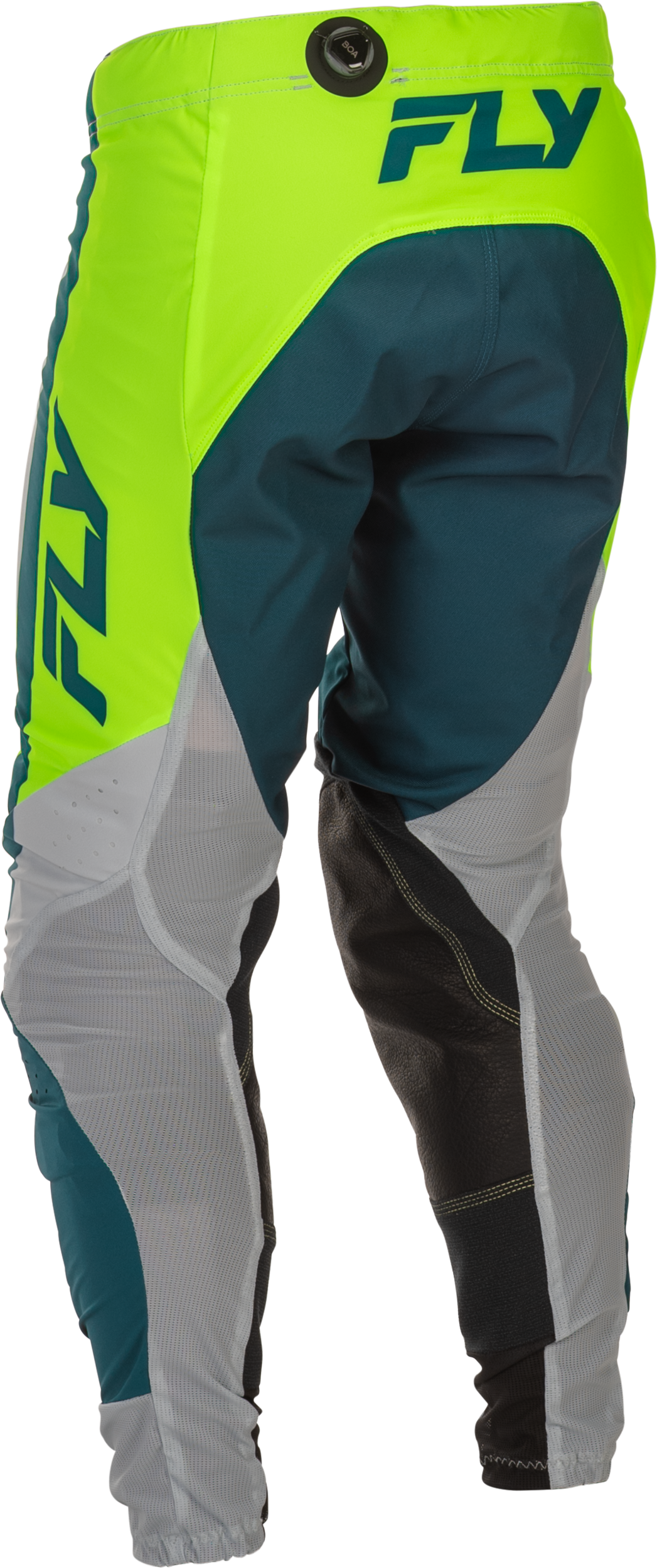 FLY Racing Lite Pants (2026) - Grey / Lime / Teal - View 8