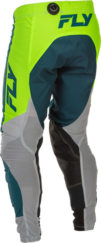 FLY Racing Lite Pants (2026) - Grey / Lime / Teal - View 24