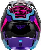 FLY Racing Formula CP Charge Helmet (2027) - Black / Purple / Pink / Blue - View 6