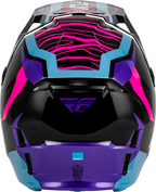 FLY Racing Formula CP Charge Helmet (2027) - Black / Purple / Pink / Blue - View 22