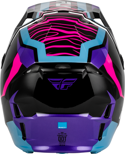 FLY Racing Formula CP Charge Helmet (2027) - Black / Purple / Pink / Blue - View 22