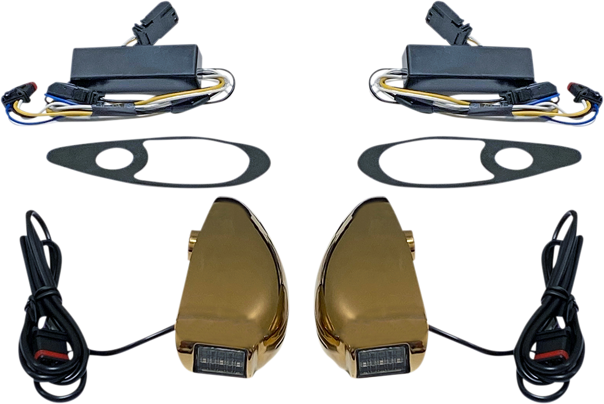 CUSTOM DYNAMICS Turn Signal - FLTR / Gold 2020-1994