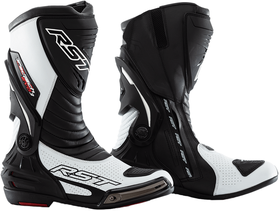 RST Tractech EVO III Sport CE Boot - White / Black - View 1