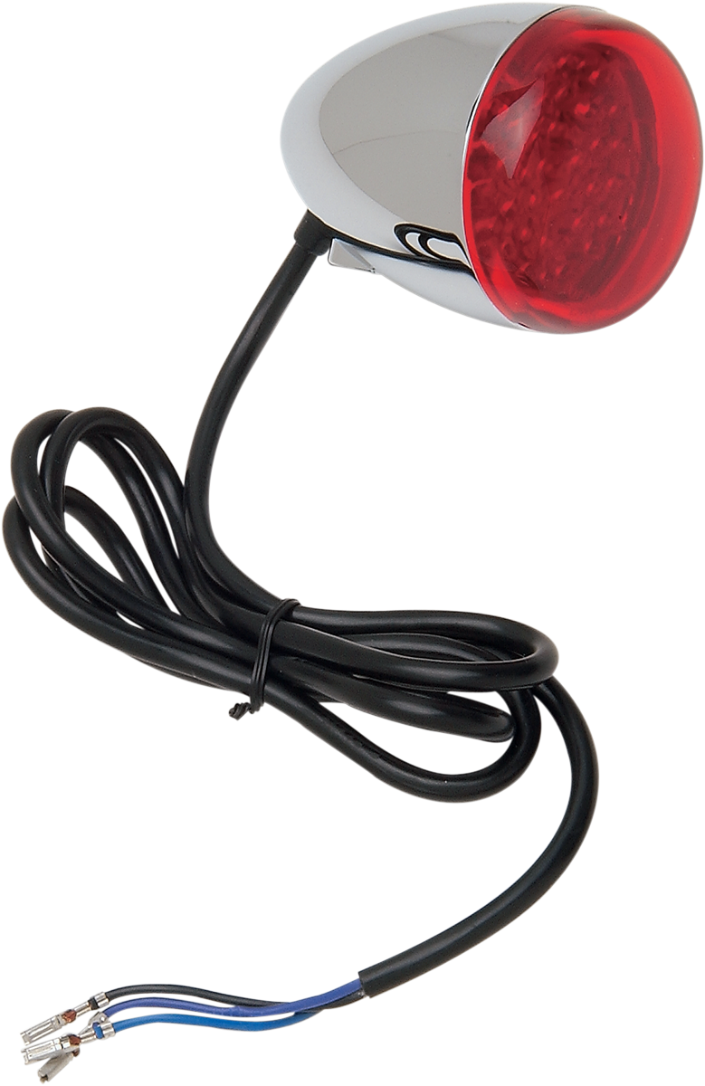 CHRIS PRODUCTS LED Turn Signal - Chrome/Red 2020-0158