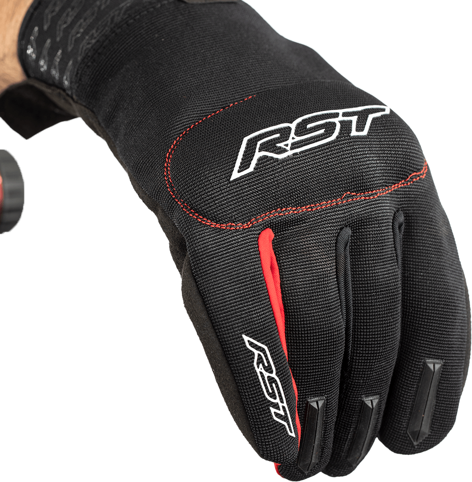 RST Rider CE Men's Glove - Black / Red - View 18