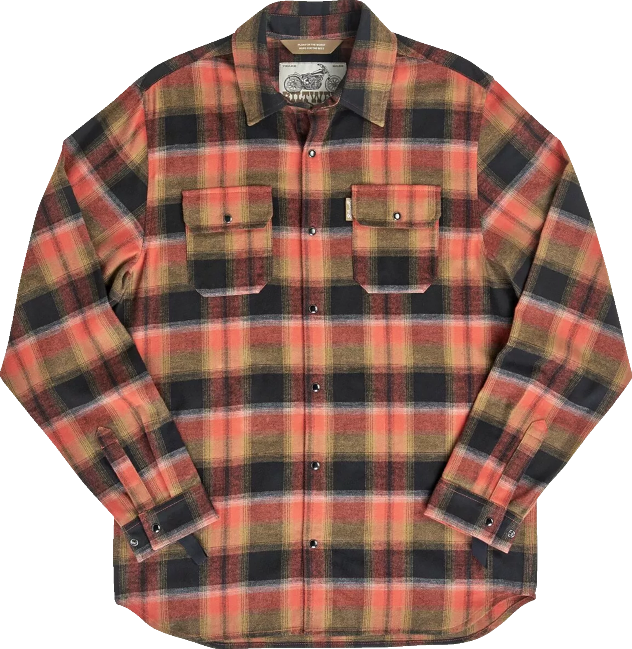 BILTWELL HI Test Flannel Shirt - Rust / 2XL 3040-3460