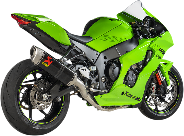 AKRAPOVIC Racing Line Exhaust System - Carbon Fiber S-K10R10-RC - Kawasaki Ninja ZX-10R 2021-2025