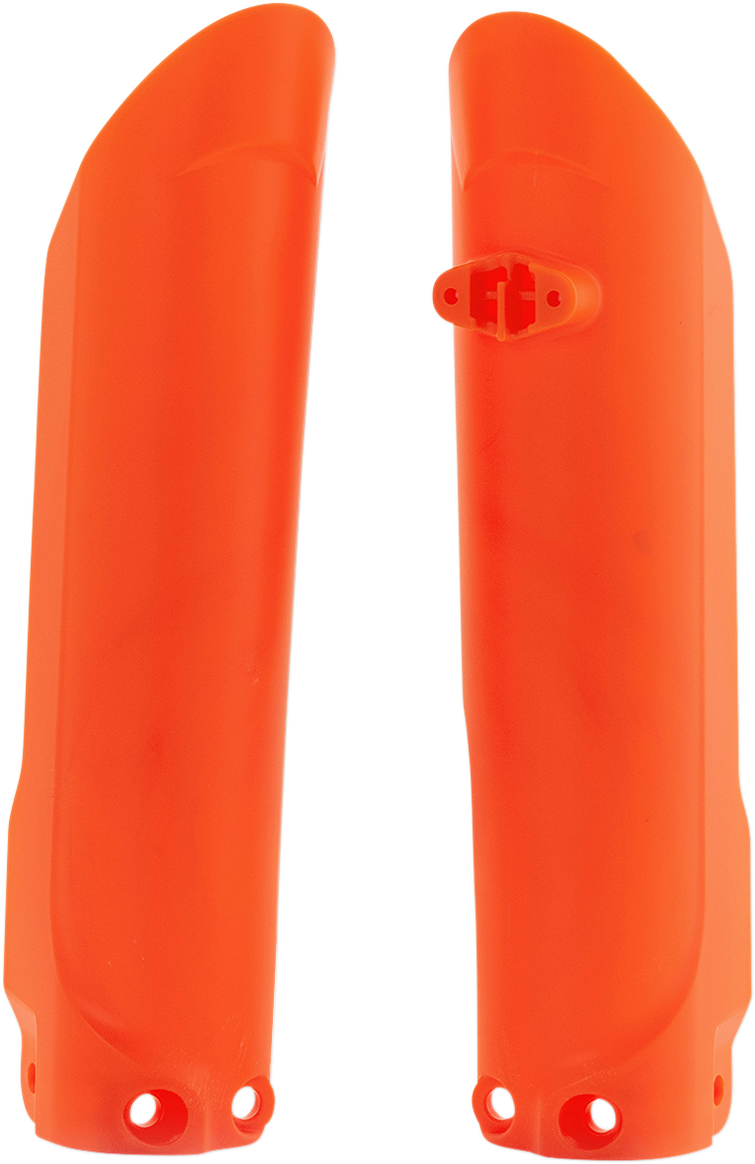 ACERBIS Lower Fork Covers for Inverted Forks - Orange 0412-0403