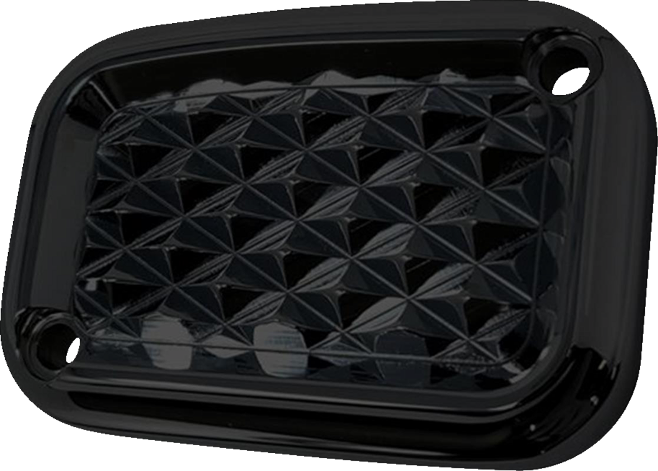COVINGTONS Master Cylinder Cover - Brake / Front / Diamondback / Black 0611-0203
