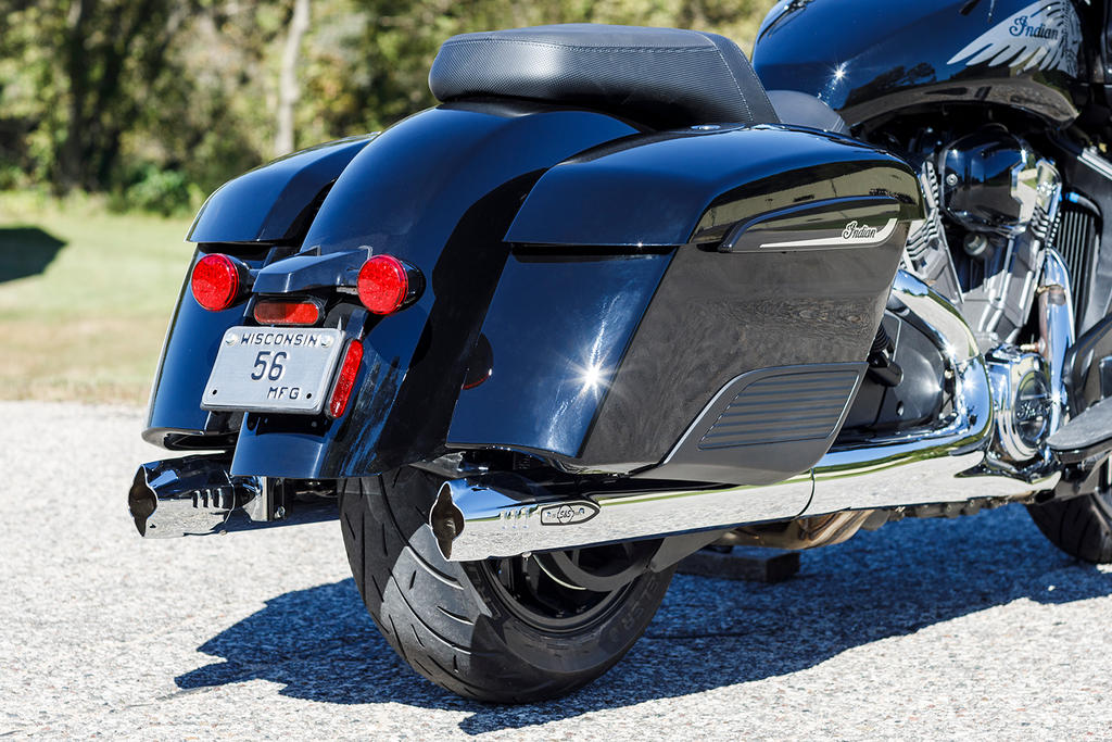 4" Broadhead Slip-On Mufflers - Fishtail - Chrome