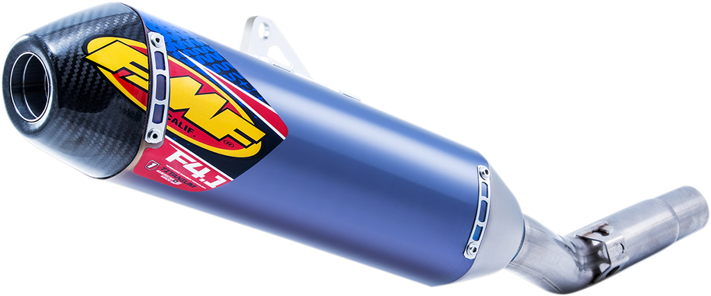 FMF Racing Suzuki RMZ450 2018-2026 Factory 4.1 RCT Stainless SL (Slip-On) w/ Carbon End Cap 043364