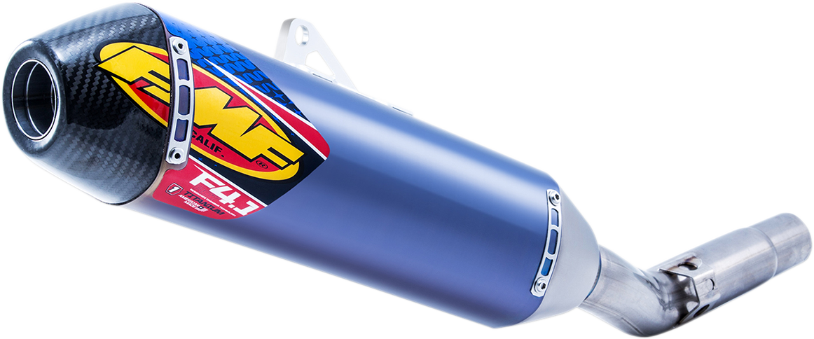 FMF Racing Suzuki RMZ450 2018-2026 Factory 4.1 RCT Stainless SL (Slip-On) w/ Carbon End Cap 043364