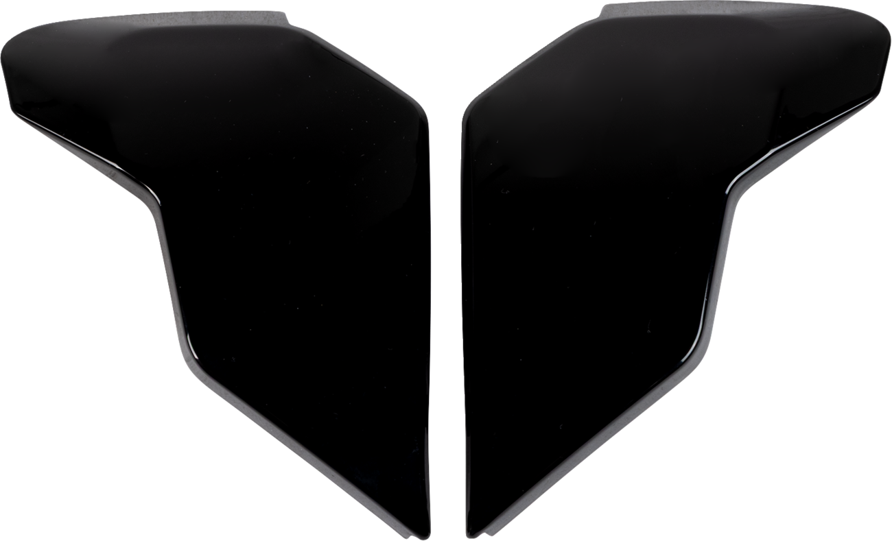 ICON Ultraflite™ Helmet Side Plates — Solid - Ultraflite™ Side Plates / Gloss Black 0133-1753