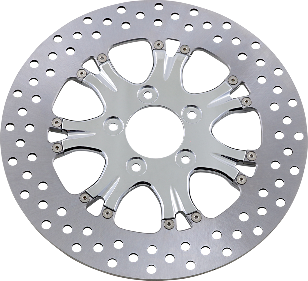PERFORMANCE MACHINE (PM) Two-Piece Brake Rotor - Brake Rotor / 11.8" / Paramount / Chrome 1710-1584