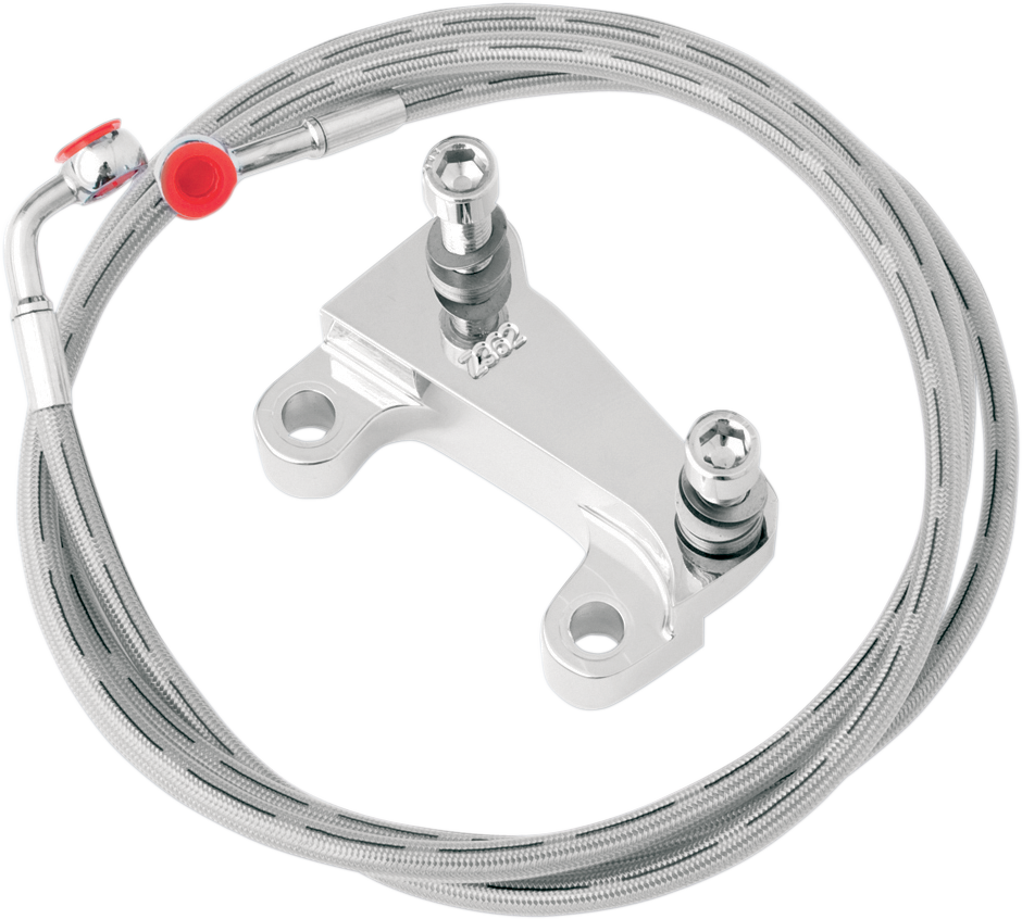RC COMPONENTS Front Caliper Adapter Bracket Kit with Brake Line