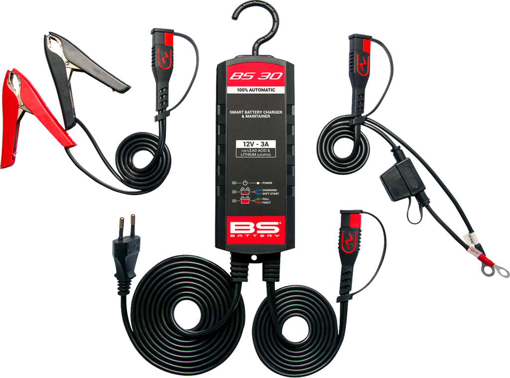 BS BATTERY BS30 Smart Battery Charger & Maintainer