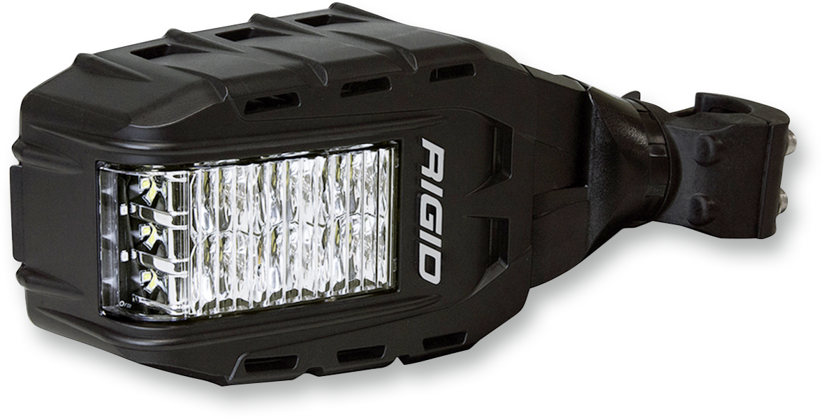 RIGID INDUSTRIES Reflect Series Lights Mirror - Mirrors / Reflect Series Lights / Side View / Rectangle / Black / Pair 0640-1192