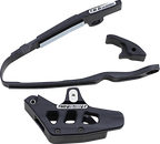 T.M. DESIGNWORKS Chain Guide and Slider Kit - Chain Guide/Slider / Blue / Yamaha 1231-1394