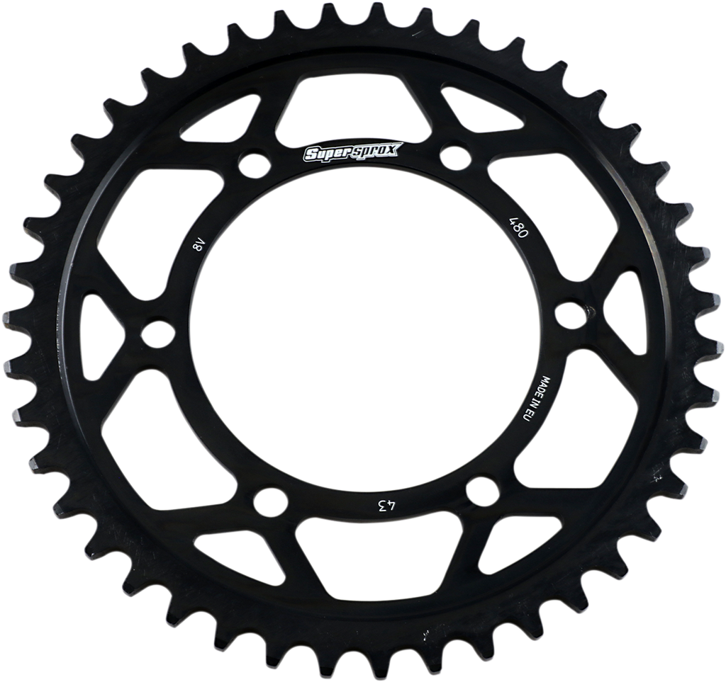 SUPERSPROX Edge Rear Sprocket - Black / 43 Tooth 1210-2389