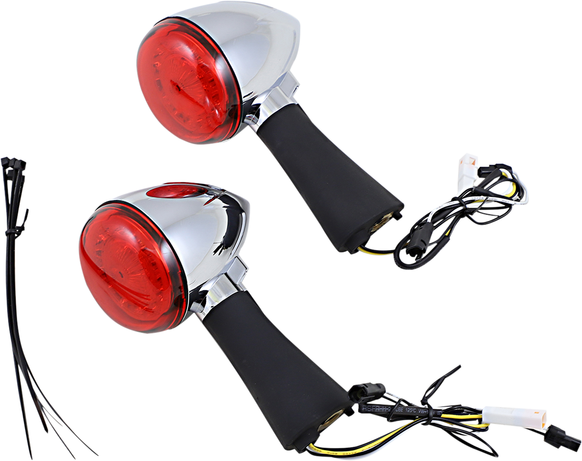 CUSTOM DYNAMICS ProBEAM® LED Turn Signal - Rear / Chrome / Scout 2020-1915
