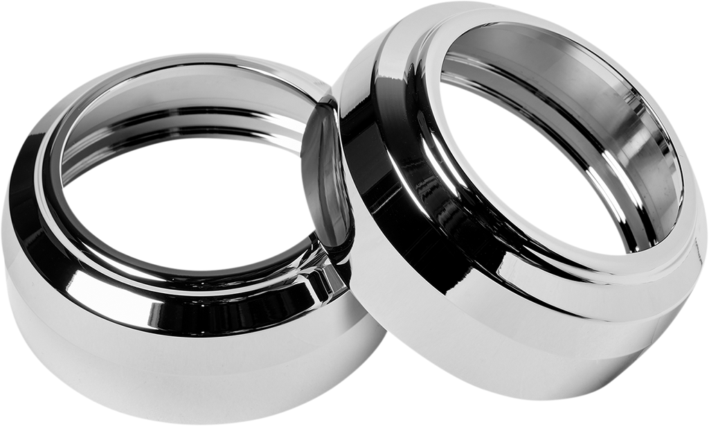 PERFORMANCE MACHINE (PM) Fork Dust Caps - 49 mm / Black Anodized 0406-0111