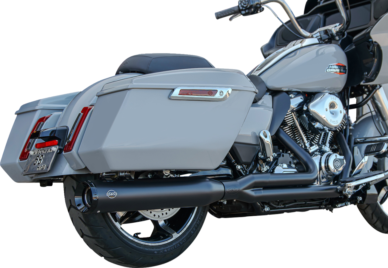 2-into-1 GNX Exhaust System - Race Only - Guardian Black - Touring