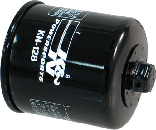 K&N KN-128 Powersports Oil Filter For Kawasaki KAF400 Mule 600, Kawasaki KAF400 Mule 610 4X4, And Kawasaki KAF400 Mule 610 4X4 Hardwoods Green Hd