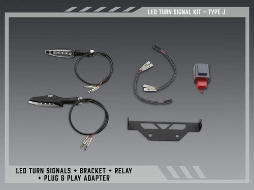 Yoshimura Type J Standard LED Signal Kit for V2 Fender Eliminators