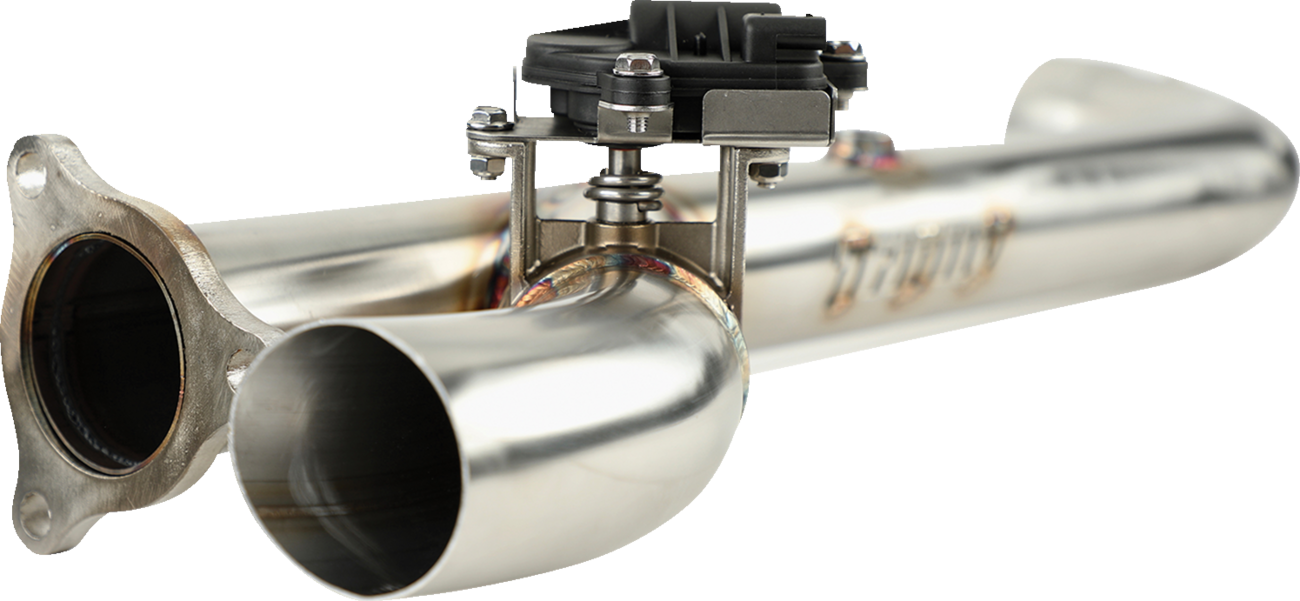 TRINITY RACING Side Piece Header Pipe - With Electronic Cut Out 1832-0103