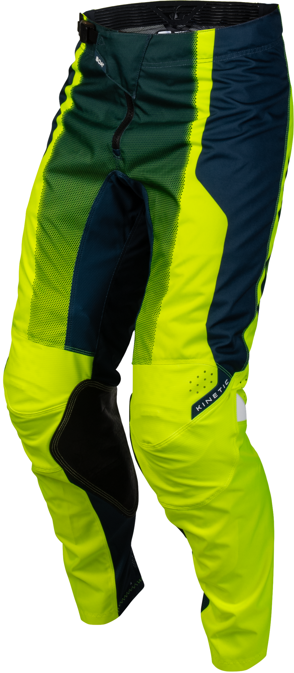 FLY Racing Kinetic Fade Pants (2027) - Hi-Viz / Navy / White - View 14