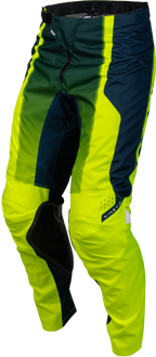 FLY Racing Kinetic Fade Pants (2027) - Hi-Viz / Navy / White - View 14