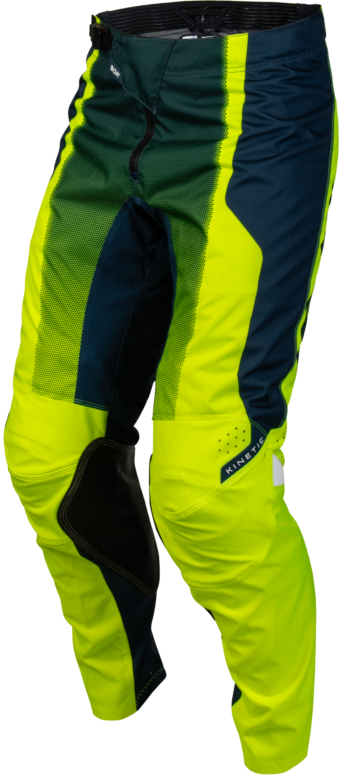 FLY Racing Kinetic Fade Pants (2027) - Hi-Viz / Navy / White - View 14