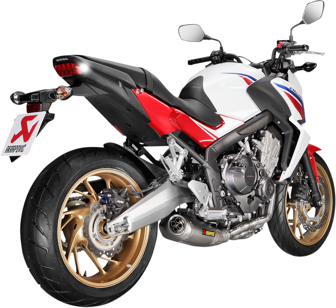 Akrapovic Racing Line Exhaust System - Titanium S-H125R6-ASZT/1 - Honda MSX125/Grom 2016-2020