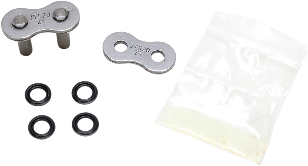 JT CHAINS 520 Z3 Replacement Master Link - 520 Z3 / Replacement Master Link / Rivet 1225-0456