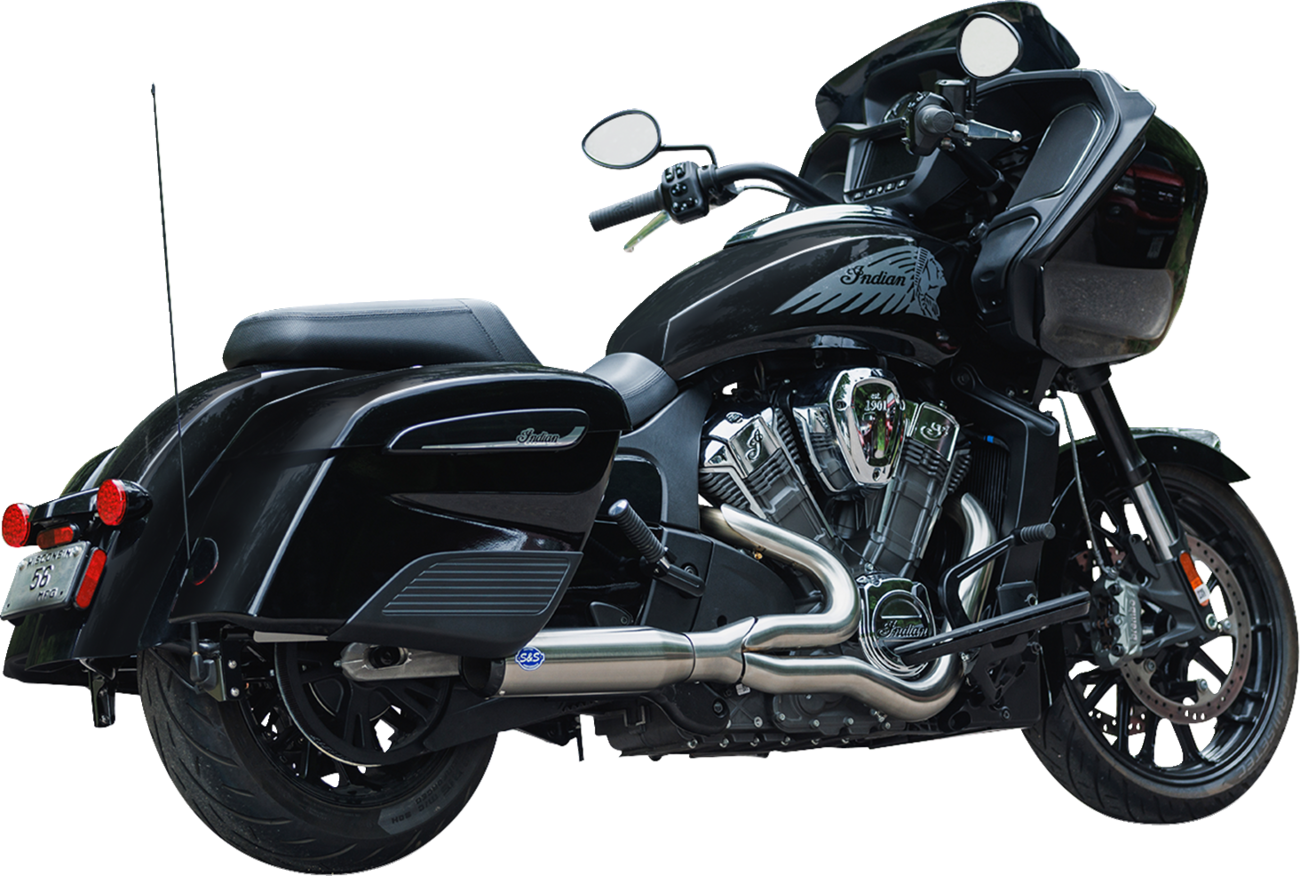 2-into-1 Qualifier Exhaust System - Race Only - Brushed - Stainless Steel