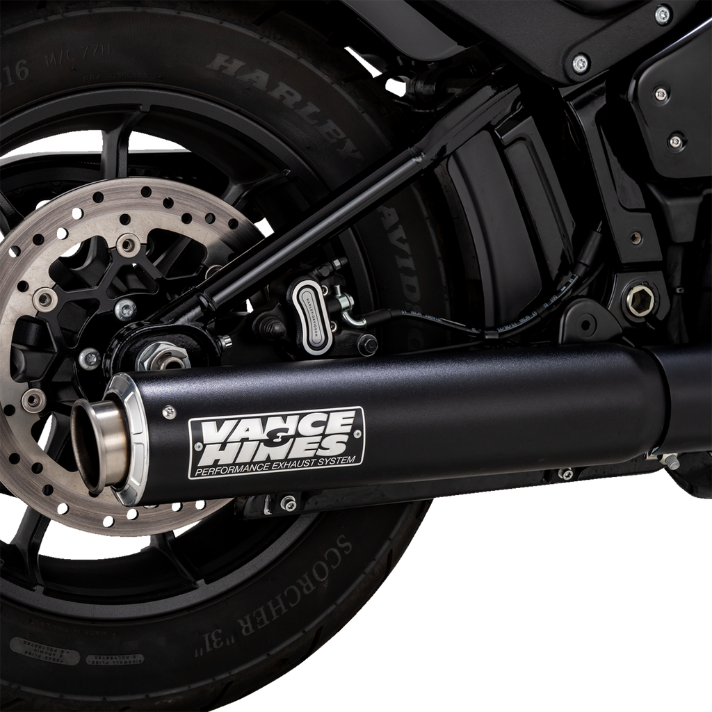 Vance & Hines 2025 Narrow Tire Softail Supersport Slip-On - Black