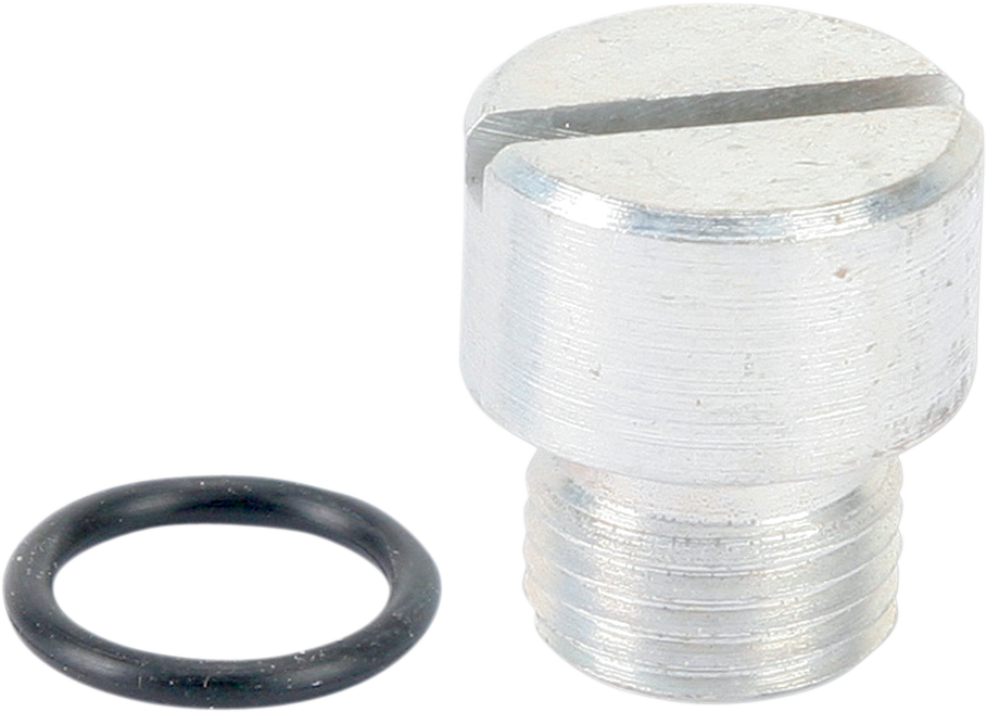 COLONY Oil Screen Plug - Cadmium / Big Twin 0932-0057
