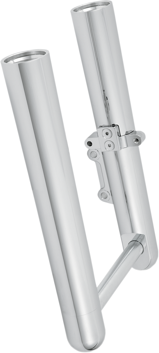 ARLEN NESS Fork Legs - Chrome / Hot Legs / Custom Single Disc / Smooth / '07-'17 FLST 0403-0048