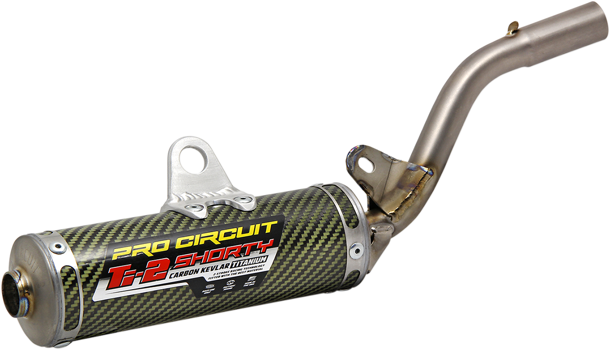 Pro Circuit Ti-2 Shorty Slip-On Silencer - CR250R