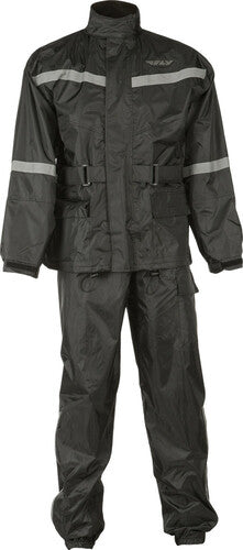 FLY Racing 2-Piece Rain Suit - Black - View 6