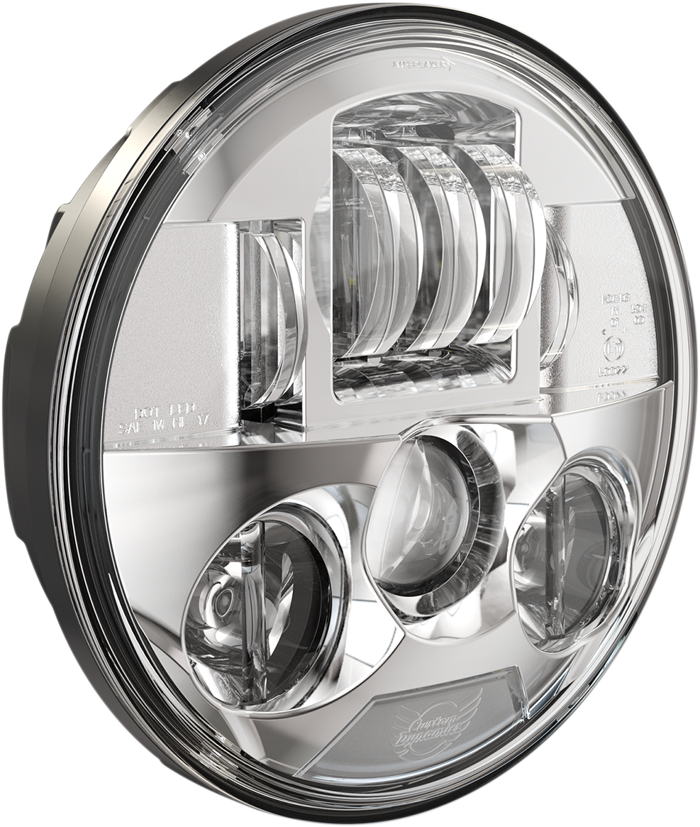 CUSTOM DYNAMICS 7" Probeam® LED Headlamp - Chrome / Indian 2001-1825