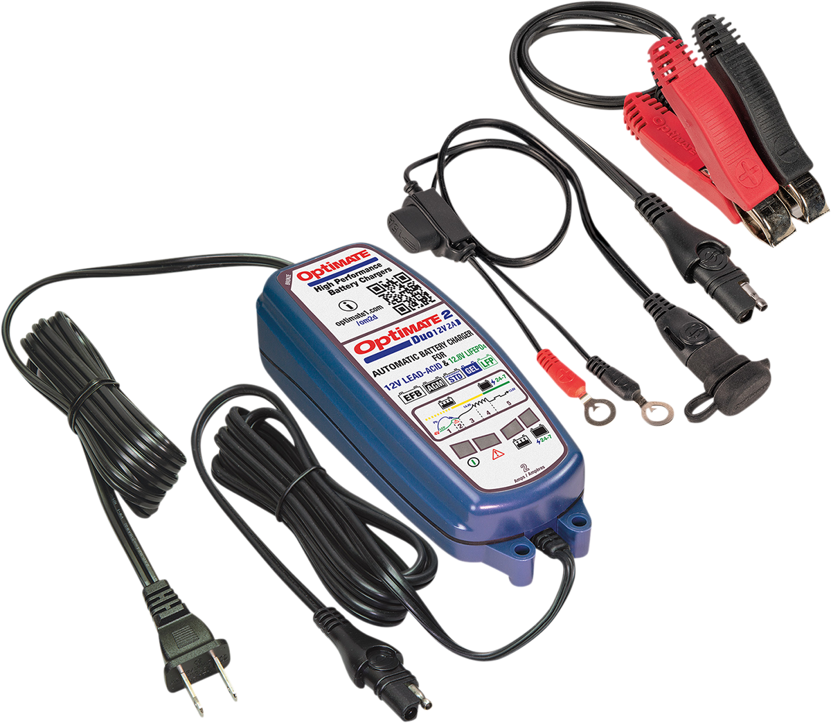 TECMATE OptiMate™ 2 Duo Battery Charger/Maintainer - 3807-0572