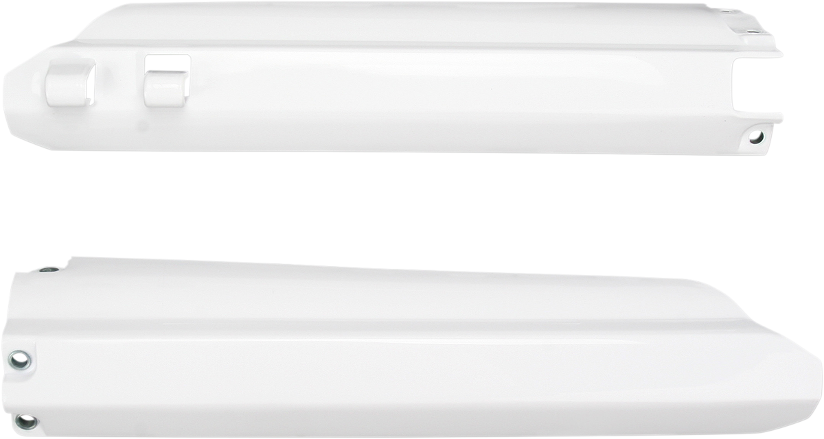 ACERBIS Fork Covers - Lower / White 0412-0152