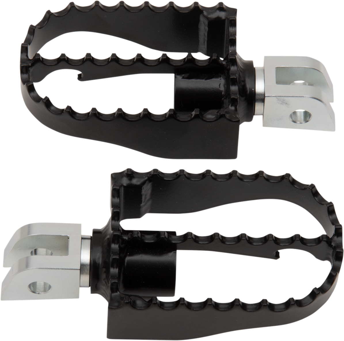 BURLY BRAND MX Foot Pegs - Driver / Black/Chrome 1620-1931