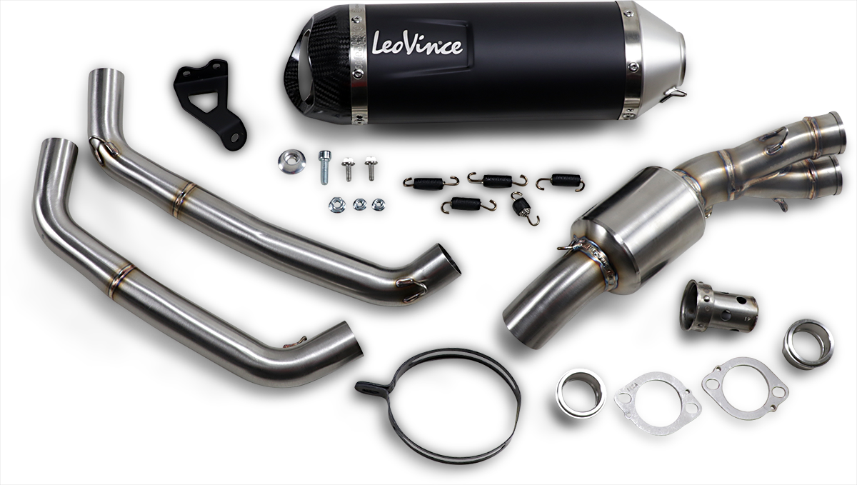 LeoVince LV One Evo Black Edition Exhaust 14251EBU - Yamaha MT-07/FZ-07 2017-2020