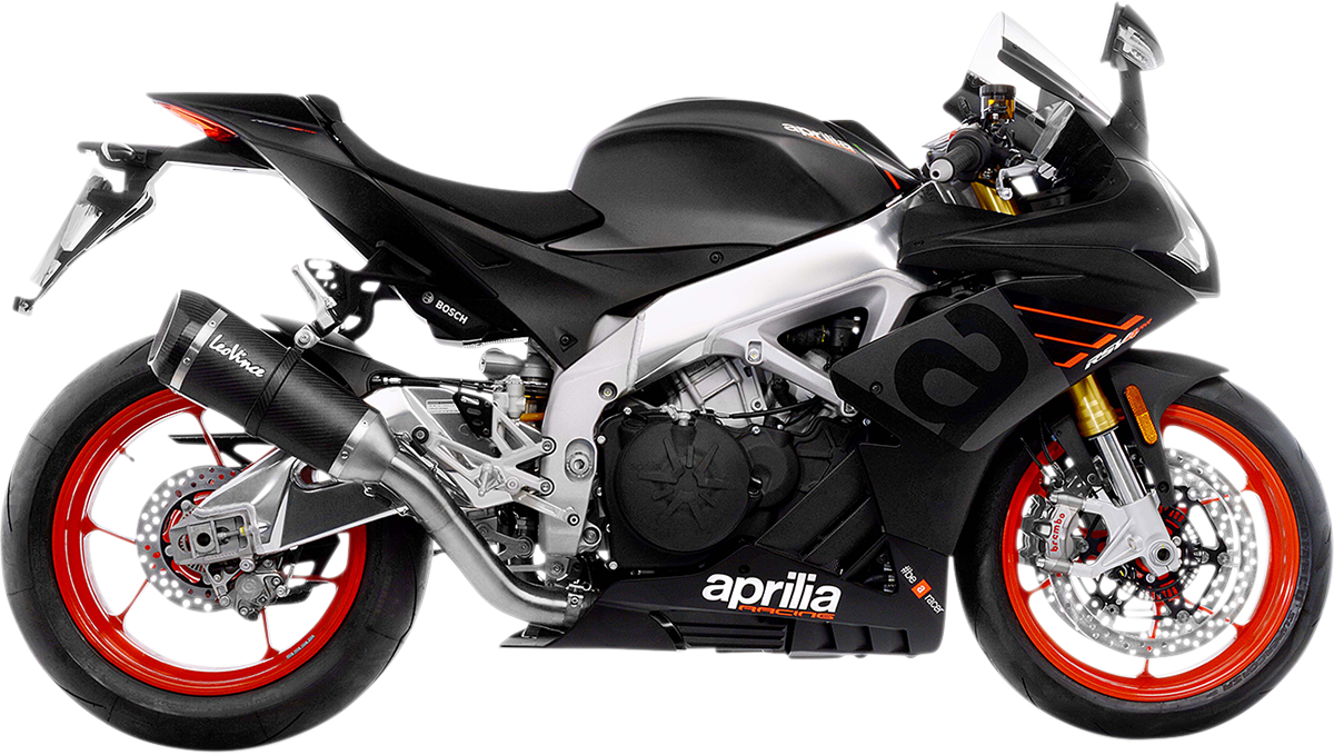 LEOVINCE Factory S Slip-On Muffler - Carbon Fiber - Tuono 14309SU