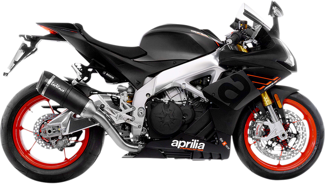 LeoVince Factory S Slip-On Muffler - Carbon Fiber - Tuono 14309SU - Aprilia Tuono 2017-2020