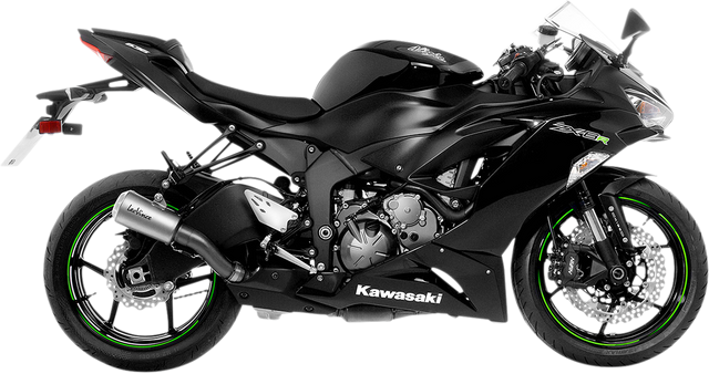 LeoVince LV-10 Muffler - ZX-6R 15233U - Kawasaki Ninja ZX-6R 2009-2025