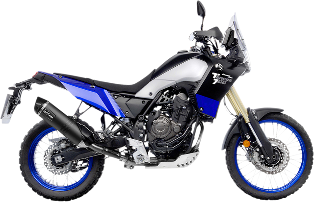 LeoVince LV One EVO Slip-On Muffler - Black 14330EBU - Yamaha Tenere 700 / World Raid / Rally / Extreme / Explore 2021-2025